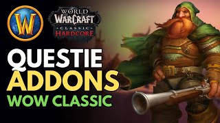 Questie Classic WoW HC Addon Setup Guide  Quest Helper  World of Warcraft Classic Hardcore [upl. by Qulllon]