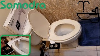 Samodra Bidet Attachment Review  How To Install A Bidet [upl. by Cochran102]