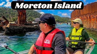 Moreton Island Day Trip from Brisbane  Snorkelling Kayaking Sand Tobogganing amp Wrecks [upl. by Padraic920]