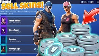 How to Sell Skins for VBucks in Fortnite [upl. by Imoan]