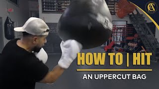 How To  Hit an Uppercut Bag  Boxing [upl. by Cathy]