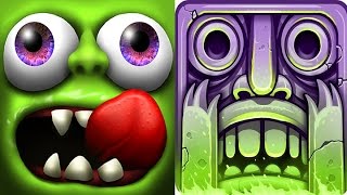 Zombie Tsunami VS Temple Run 2 Spooky Summit HD [upl. by Sielen419]