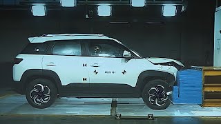 Maruti Brezza Crash Test First Time 5 Star Rated [upl. by Womack]