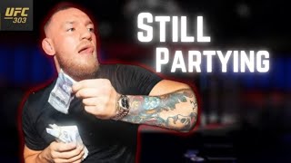 Conor Mcgregor is still partying ahead of fight with michael chandler at UFC 303  MMA NEWS [upl. by Eeralav]