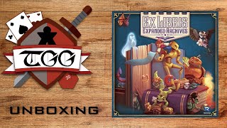 Ex Libris Expanded Archives Board Game Unboxing [upl. by Ttenneb]