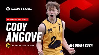 2024 AFL Draft  Cody Angove Player Highlights [upl. by Nosyd]