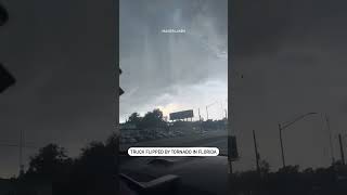 Tornado flips truck in Florida [upl. by Flip]