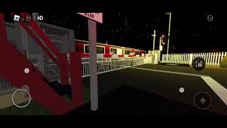 Pendine Station Level Crossing  Carmarthenshire Roblox 290624 [upl. by Aicenev]