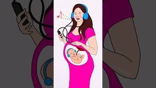 It depends on the mother how her baby will be 🥰🎶 shorts mom youtubeshorts artbylaba [upl. by Fachan]