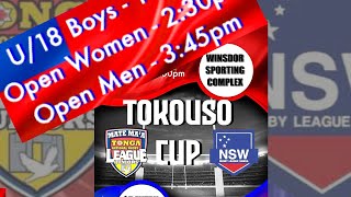 TOKO USO CUP  Tonga JRL v Samoa RL NSW [upl. by Whitver]