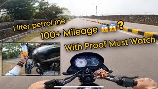 Bajaj Platina 100cc Mileage Test In 10 Rupees Petrol 😱  2023 me itni Mileage Deni Wali Bike 😰 [upl. by Tallulah]