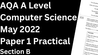 2022 AQA Paper 1 Section B Walkthrough [upl. by Horacio]