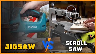 Jigsaw vs Scroll Saw [upl. by Azirb]