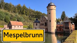 Medieval Castle in Mespelbrunn Germany [upl. by Kcireddor]