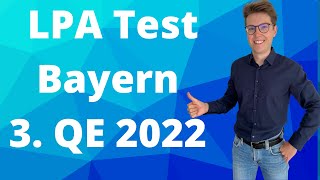 LPA Test Bayern 2022  Auswahlprüfung duale Studienplätze 3 QE  Aufgaben und Vorbereitung [upl. by Ylro]