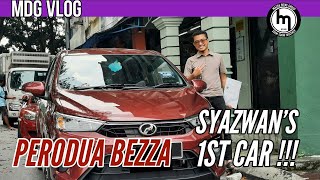 PERODUA BEZZA X 2022  SYAZWANs 1st Car   MDG Vlog perodua bezzaX sampan padu viralvideo [upl. by Naik]