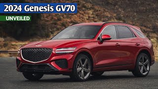 Unveiling the 2024 Genesis GV70 First Looks Pricing Interior exterior Review amp Release Date [upl. by Naillig]