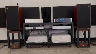 Audiolab 8300XP Stereo Power Amplifier paired Lindon Heritage speakers [upl. by Haig340]