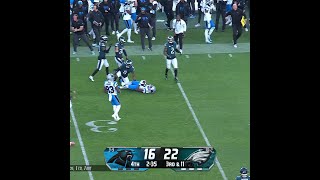 Xavier Legette catches for a 31yard Gain vs Philadelphia Eagles [upl. by Deva]