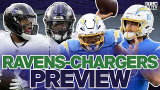 Ravens Chargers Preview [upl. by Natsuj885]