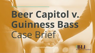 Promissory Estoppel Beer Capitol v Guinness Bass Case Brief [upl. by Kuo504]