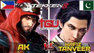 Ak Shaheen Vs Hafiz Tanveer Claudio  TWT 2024  TGU 2024  Tekken 8  Jan Ali Gaming [upl. by Sallyanne]