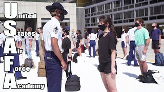 United States Air Force Academy  InProcessing Day  Class of 2024 [upl. by Oderf]