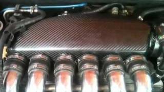 My Alfa 166 GTA engine install CARBON plenum [upl. by Garfield]