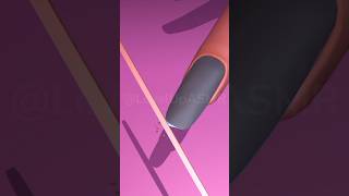 Nail Art Transformation💅 LevelUpASMR asmrmakeup viral trending game nailart 123go design [upl. by Eirhtug]