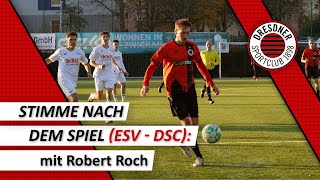 ESV Lok Zwickau  Dresdner SC 12 03112024  Stimme nach dem Spiel [upl. by Lovell]