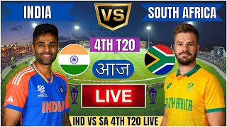 Live IND Vs SA Match Score Live Cricket Match Today  IND vs SA 4th T20 live 1st innings livescore [upl. by Nnairac]