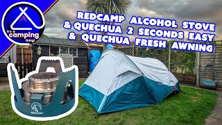 Redcamp Stove and Quechua Tent [upl. by Oileve]