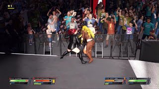 WWE 2K23 Kasumi and Ann vs Yang and Ruby [upl. by Snej]