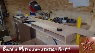 Floating Mitre Saw Station Build For Small Workshop  PART 1 [upl. by Behlau378]