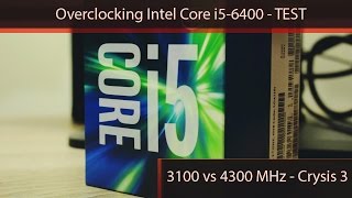 Overclocking Intel Core i56400  procesor z zablokowanym mnożnikiem  poradnik  test [upl. by Groos]