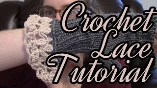 Crochet Lace Tutorial [upl. by Gertruda95]