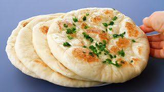 No Oven  Mix water with flour the softest and healthy flatbread recipe you will ever make [upl. by Cai]