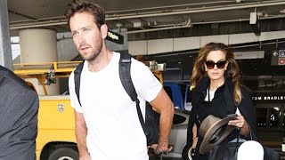 Armie Hammer Makes Jokes About Forgetting The Baby At LAX [upl. by Mchail287]