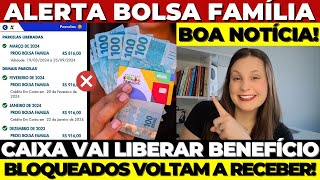 🚨0304 BOLSA FAMÍLIA BLOQUEADO CAIXA ERROU E VAI DESBLOQUEAR OS PAGAMENTOS QUEM SERÁ DESBLOQUEADO [upl. by Castor906]