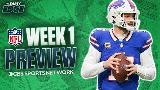 NFL Week 1 BEST BETS and PICKS  The Early Edge [upl. by Vassaux]