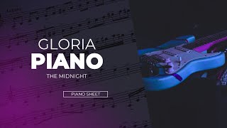 Gloria  The Midnight  Piano [upl. by Lowson]