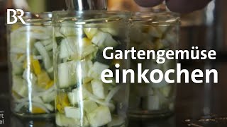 Gemüse ernten im Garten Tomatenmark und Gurkenrelish  Zwischen Spessart und Karwendel  Doku  BR [upl. by Akimrej]