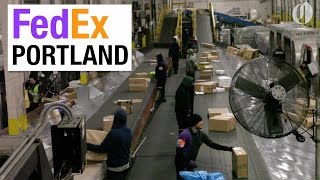 Inside FedEx Portland during holiday shipping surge [upl. by Cochran]