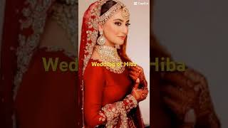 Hiba Bukhari wedding [upl. by Oneladgam498]