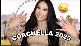 letting my FOLLOWERS CHOOSE MY NAILS coachella outfit haul [upl. by Aniteb350]