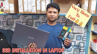 Installing M2 SSD in Laptops with preinstalled HDD Asus Vivobook [upl. by Saravat]