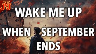 Green Day  Wake Me Up When September Ends  but every lyric is drawn by AI [upl. by Akaya]