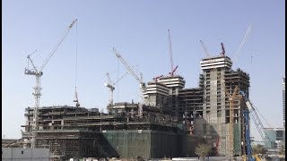 Al Habtoor City Construction Time Lapse April 2012  May 2014 [upl. by Josephson]