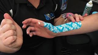 DeQuervains Kinesiology Taping Technique [upl. by Herold185]