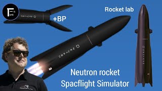 Neutron rocket Spacflight Simulator BP Neutron rocketlab sfs bp animation rocket launch [upl. by Hinkel]